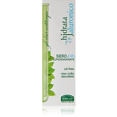Imagen de Helan, Hjdrata Jaluronico, Serum Ácido Hialurónico en Gotas, Gel Hidratante para Piel Seca Facial Natural Cara y Cuello con Acido Hialuronico contra Sequedad 30 ml