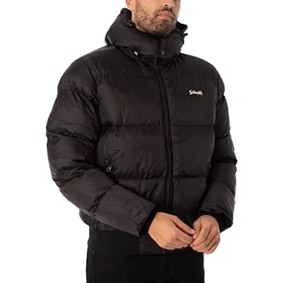 Imagen de Schott Chicago Chaqueta de invierno, Hombre, Talla: Large, Black