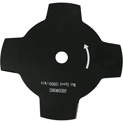 Imagen de Greenworks 4 Dientes de la Hoja 2905907, 33.5 x 37.5 21 cm, para Cortabordes y Desbrozadora GD40BC GD40BCB GD24X2BCB GD24X2TX