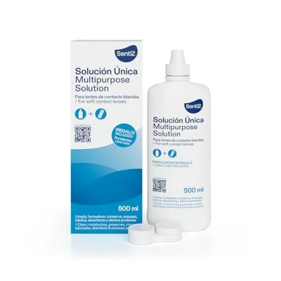 Imagen de Senti2 Solución Única para lentes de contacto blandas Liquido lentillas 500ml