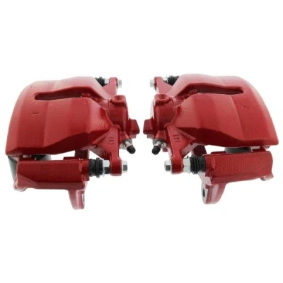 Imagen de MAPCO 4928/4 Pinza de freno Rojo Fundición gris Eje delantero, izquierda, derecha VOLKSWAGEN: Golf 7, 7 Variant