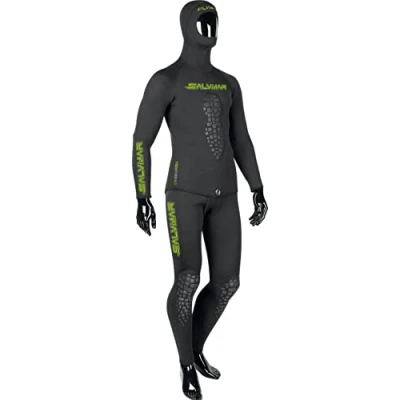Imagen de SALVIMAR Wet Drop Cell Traje húmedo de Buceo, Color Negro, Talla 5,5 mm S/42 44