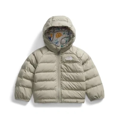 Imagen de THE NORTH FACE Knder Perrito Chaqueta reversible con capucha, color gris arcilla, 3 meses