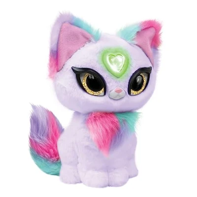 Imagen de My Fuzzy Friends Magic Whisper Zoey Rosa, Juguete Interactivo de Peluche con Sonidos, te responde y susurra, niños niñas Desde 4 años, Famosa (MYG00102)