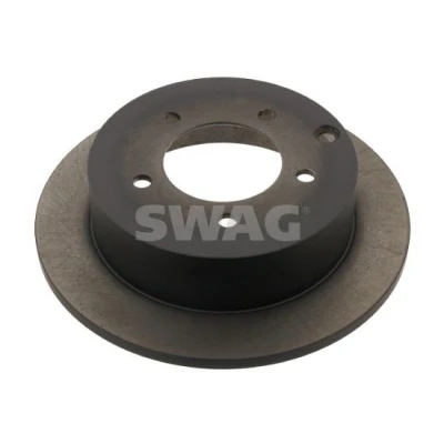 Imagen de SWAG 80 93 1280 Disco de freno Eje trasero 262 10 5 114,3 macizo revestido MITSUBISHI: Lancer 8 Limousine, 8, 7 Limousine