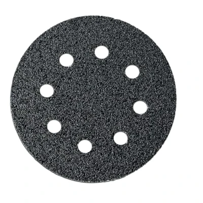 Imagen de FEIN 12 Hojas de lija grano 40, Ø115 mm,Unid./Paq.12 unid., para superficies duras como lacado brillante o metal. perforados,para el uso con y sin aspiración polvo,fijación rápida por velcro.