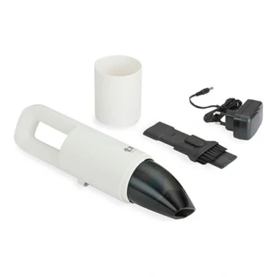Imagen de TM Electron TMPASM001 Mini Aspiradora de Mano inalámbrica con Poder succión 4.5 kPa, 80W, iluminación LED, silencioso, batería Recargable 2000mAh