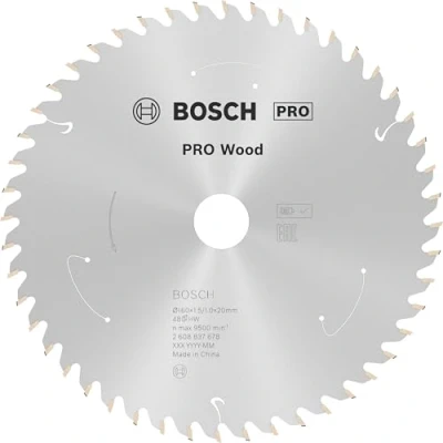 Imagen de Bosch Professional Disco de sierra circular Standard for Wood (madera, 160 x 20 1,5 mm, 48 dientes, accesorio sin cable)