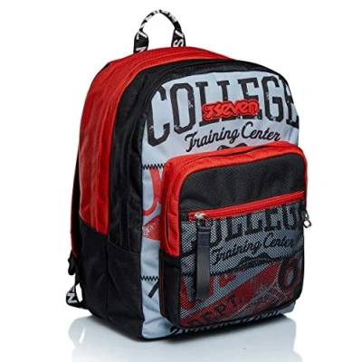Imagen de Seven Mochila, EXTRA FIT BRIGHT Mochila acolchada, funda para libros, adolescentes, niñas y niños, Gran capacidad, la escuela, el deporte tiempo libre, diseño italiano
