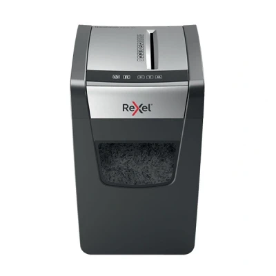 Imagen de Rexel 2104573EU Destructora de Papel para Uso Doméstico Momentum X410 SL Slimline, Corte Confeti, Destruye hasta 10 Hojas a la Vez, Papelera 23 L, Destrucción Alta Seguridad P4, Color Negro