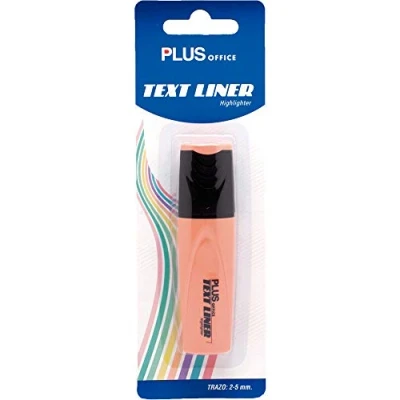 Imagen de Fluorescente Plus TEXT LINER Pastel Naranja Blister