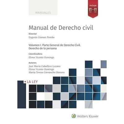 Imagen de Manual de Derecho Civil. Volumen I. Parte General LA persona (CODIGOS LEY)