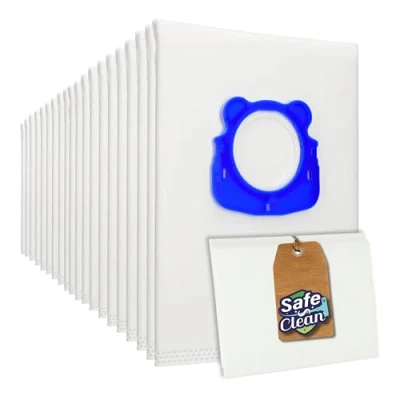 Imagen de 20 Bolsas de Aspiradora para Rowenta RO3953EA Compact Power, RO3950 RO3980, RO 3950 Parquet, 3980 Animal Care, Silence Force Alternativa a ZR200520 Microsafe