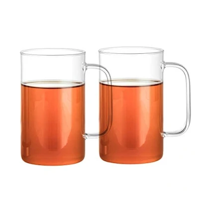 Imagen de GAIWAN 2x Vaso de té PURE550 hecho del Borosilicate a prueba calor (500 ml) lavavajillas mano y altamente transparente GERMANY