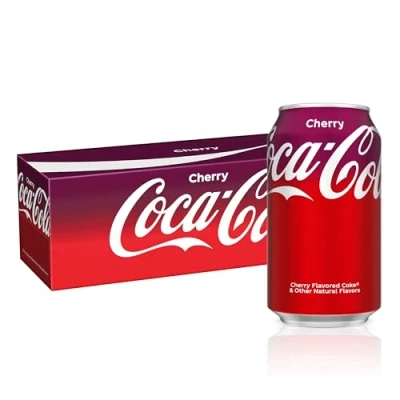 Imagen de Coca Cola Refresco con Gas, Sabor Cereza Paquete de 12 x 355 ml Total: 4260