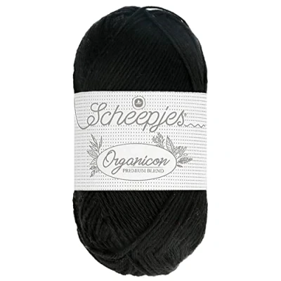 Imagen de Scheepjes 218 Ébano Organicon Hilo 5x50g
