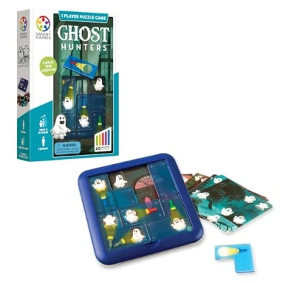 Imagen de SmartGames SG433 Ghost Hunters, Puzzle Game with 60 Challenges, 6+ Years
