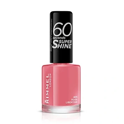 Imagen de Rimmel London uñas maquillaje de 60 segundos Super Nail Shine polaco no. 405 Rose Libertine 8 ml