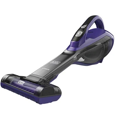 Imagen de Black+Decker Aspirador de Mano para Mascotas 10.8V, batería Litio 2,5Ah, Cepillo motorizado Desmontable, autonomía 15 min, Capacidad 500 ml, Incluye Soporte Pared y Cargador