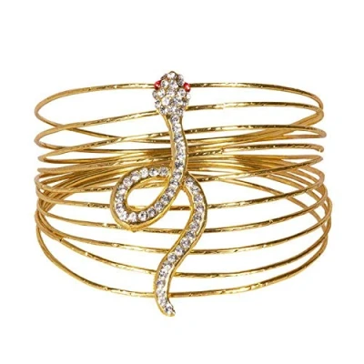 Imagen de Boland 64426 pulsera Noble of the Nile, con serpiente, dorada, Egipterina, Cleopatra, bisutería, carnaval, fiesta temática
