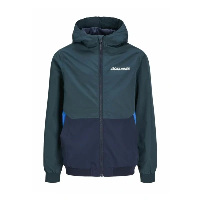 Imagen de Jack &amp; Jones Junior Jjerush Blocking NOOS JNR Chaqueta de entretiempo para niños, Talla: 10a, Dunkelgrün