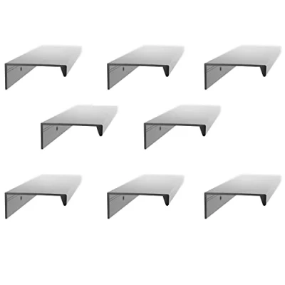 Imagen de 8 un. tirador asa mueble cocina y baño perfil aluminio anodizado ext. 30x8mm distancia tornillos 16mm