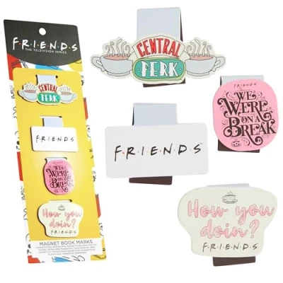 Imagen de FRIENDS Marcapaginas Magnetico, Pack de 4, Accesorios Lectura (Multi 4 Pack)