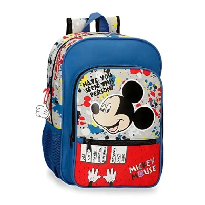 Imagen de Disney Mickey Colour Mayhem Mochila Escolar Multicolor 27x38x11 cms Poliéster 11,29L