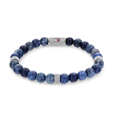 Imagen de Tommy Hilfiger Farbstein Pulsera, Hombre, Talla: One Size, Blau