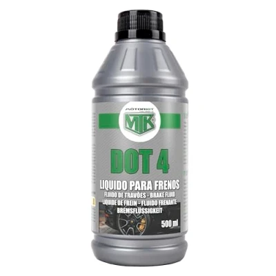 Imagen de Motorkit Líquido Fluido de Frenos DOT 4 500 ml. Rendimiento Superior en Condiciones Extremas. Protección Contra el Desgaste y Corrosión.