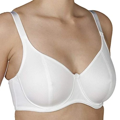 Imagen de Selene Delia C Sujetador señora Reductor sin Relleno con Aros Copa 39% Poliamida 52% Poliéster 9% Elastano Color: Blanco Talla: 115