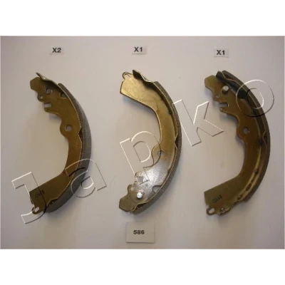 Imagen de JAPKO 55586 Zapatas de Freno Eje trasero 205 36,5 MITSUBISHI: COLT 5, GALANT 6