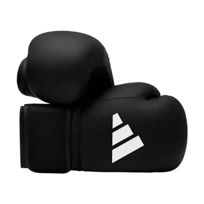 Imagen de adidas Guantes de Boxeo Unisex Juvenil híbridos 25, Negro, 8 oz EU