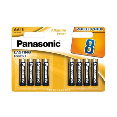 Imagen de PANASONIC BRONZE PILA ALCALINA AA LR6 BLISTER*8 MINIMA VENTA CAJA 12 UNIDADES