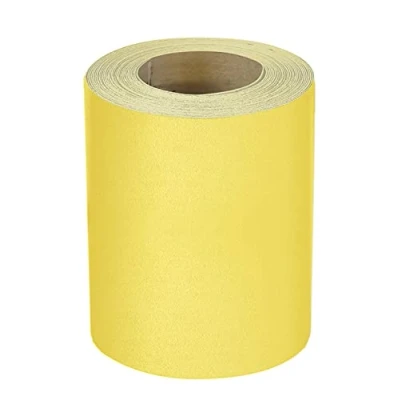 Imagen de Mirka Yellow rollo de papel lija / 93mm x 5m 1 P80 lijado madera dura, blanda, pintura, masilla, plásticos
