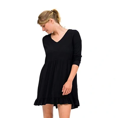 Imagen de OxbOw M1DAISY Vestido, Mujer, Negro, FR : 2XL (Taille Fabricant 5)