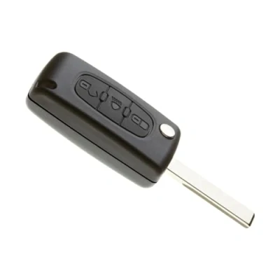 Imagen de Jongo Carcasa de Llave con Cuchilla Compatible Citroën C4 Picasso y C5 CE0523 Caja Clave Plip Vehiculo Mando a Distancia 3 Botones