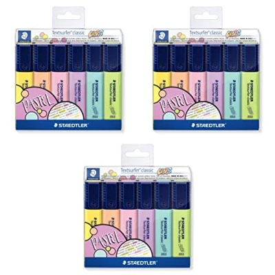 Imagen de Staedtler Textsurfer Classic Pastel (3, 6 unidades)