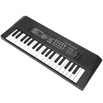 Imagen de Piano Electrico, Teclado eléctrico musical electrónico portátil de 37 teclas con función grabación micrófono para niños que aprenden