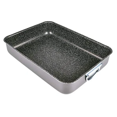 Imagen de Alluflon Tradizione Italia Rustidera de Horno, Lasagnera, aluminio, Negro, 32 x 23.5 6 cm