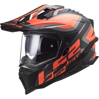 Imagen de LS2, Casco Moto Cross EXPLORER ALTER Matt Black Fluo Orange, XL