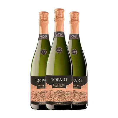 Imagen de Llopart Imperial Panoramic Brut Cava Gran Reserva 75 cl Espumoso blanco (Caja de 3 Botellas cl)