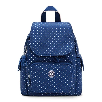 Imagen de Kipling City Pack Mini, Mochilas para Mujer, Azul con Lunares Suaves, One Size
