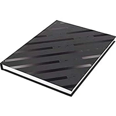 Imagen de Kangaro K 5584 Cuaderno de bocetos (A4, tapa dura, 80 hojas, 140 g, 29,4 x 21,3 1,4 cm), color negro
