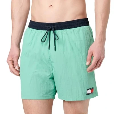 Imagen de Tommy Hilfiger Heritage Medium Drawstring Bañador, Hombre, Talla: Small, Fort green
