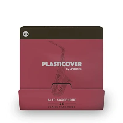Imagen de D&#039;Addario Plasticover Alto Saxophone Reeds, Strength 2.5, 25 pack