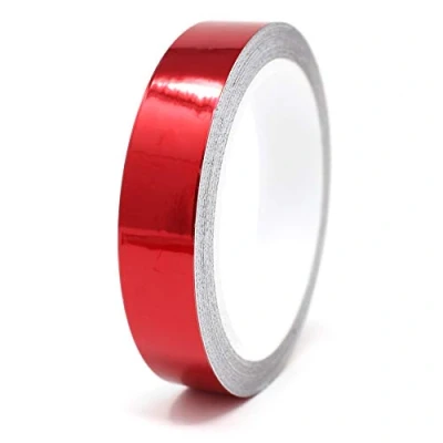 Imagen de 8,5 metros tiras decorativas para coche moto barco modelismo rayas la artesanía manualidades (Rojo cromado, 20mm)