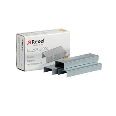 Imagen de REXEL ACCO6131 Caja 1000 grapas 26/6 galvanizadas