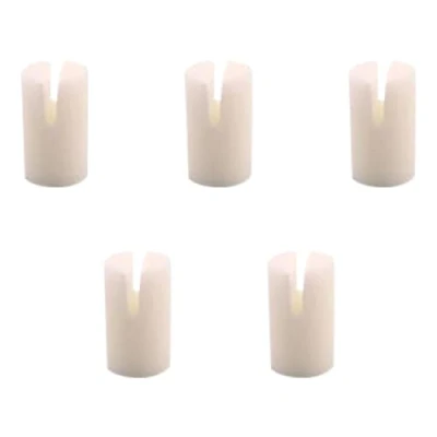 Imagen de Sessleger 5 piezas de auténtica tuerca quinta cuerda banjo en hueso buey, color accesorio para instrumentos musicales cuerdas