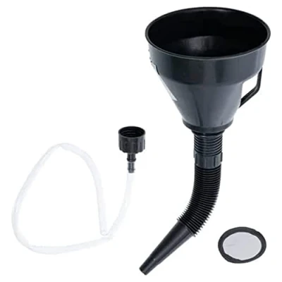 Imagen de BGS 6866 Juego de embudos para aceite con tubo flexible y manguera Ø 135 mm 3 piezas
